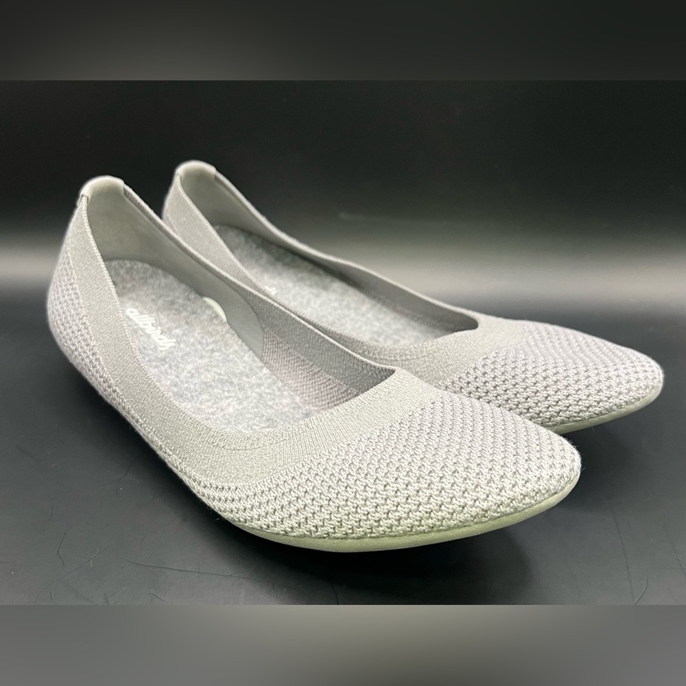 allbirds- Women's Tree Breezers Gray Flats,‎ Size:9